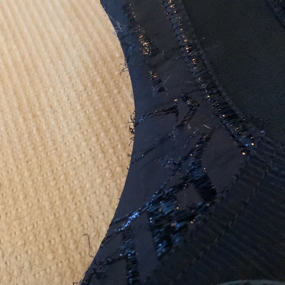 Authentic Chanel Tweed Booties. Short boots Black. Size 37.5. - Picture 9 of 13